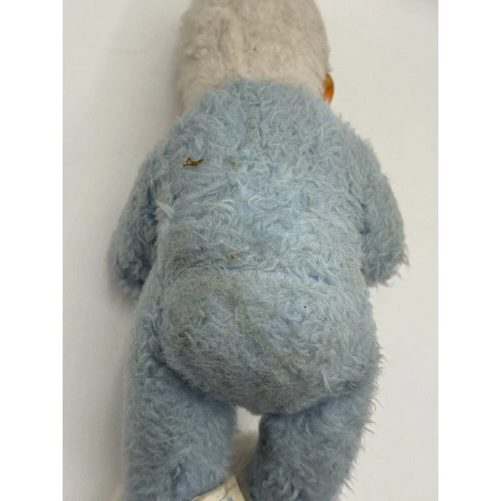 Vintage Walt Disney Productions DONALD DUCK Rubber Face Stuffed Plush Toy 12”